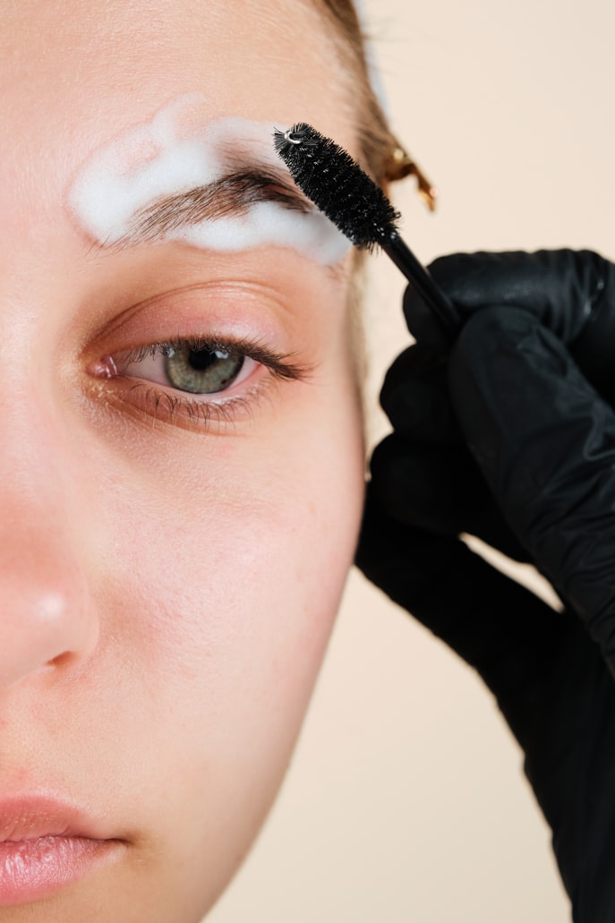 Professional eyebrow microblading and shaping